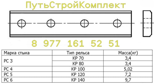 Рельс КР-100 11 м крановый новый по гост