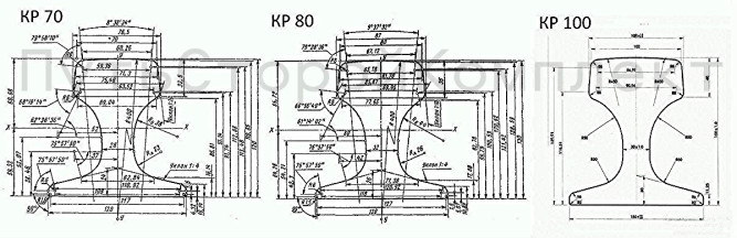Рельс КР-100 11 м крановый новый по гост